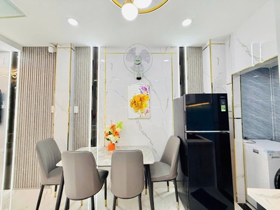 Nhà mới rất đẹp full nội thất cao cấp 1 lầu đông hưng thuận q12 4