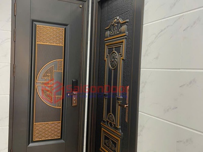 Cửa Thép Vân Gỗ Chắc Chắn Sang Trọng Bền Bỉ 0