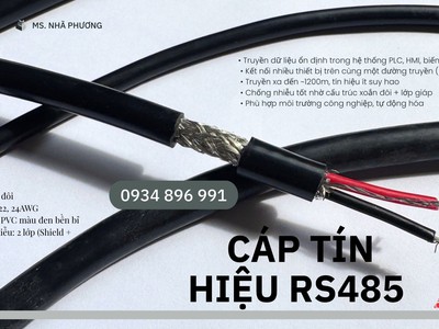 Cáp RS485 Chống Nhiễu 1 Pair 24AWG   Giao Ngay TP.HCM, Bình Dương, Đồng Nai 0