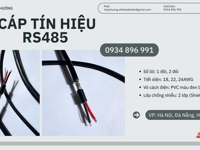Cáp RS485 Chống Nhiễu 1 Pair 24AWG   Giao Ngay TP.HCM, Bình Dương, Đồng Nai 1