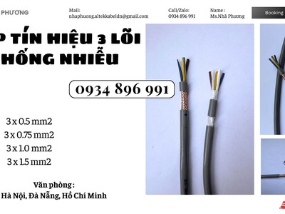 Cáp Điều Khiển 3x1.0mm Chất Lượng Cao Tại Thanh Hóa Nghệ An Hà Tĩnh 2
