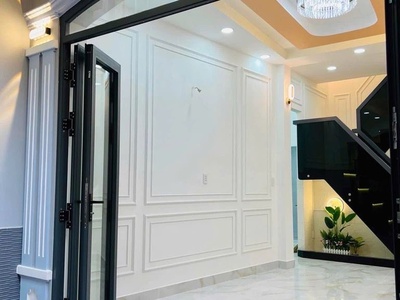 Bán nhà 2 tầng ngang nở hậu 5.5m- đ. doàn văn bơ- lưu thông tôn đản - vĩnh khánh- hoàng diệu- gần 3