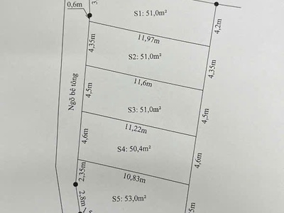 Bán dãy 5 lô đất lõi trung tâm đồ sơn - hải phòng   ngõ thông chợ cầu vồng  khu kinh doanh sầm uất 0