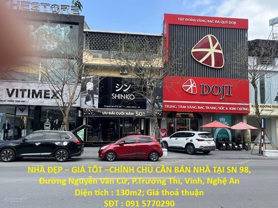 Nhà đẹp   giá tốt  chính chủ cần bán nhà tại sn 98, đường nguyễn văn cừ, p.trường thi, vinh, nghệ an 0