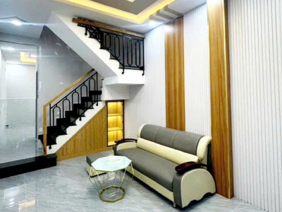 Bán nhà 1/ hẻm xe hơi thông lê đức thọ gò vấp 4,89 tỷ 35m2, 2 tầng, tặng nội thất, tiện ích xung 1