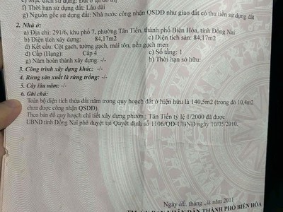 Nhà đẹp - giá tốt - chính chủ cần bán nhà vị trí đẹp tại tam hiệp, thành phố biên hòa, đồng nai 0