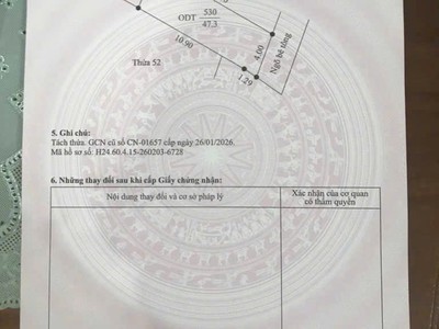 Bán 2 lô đất ngõ phố Bảo Tháp, ph Tân Hưng, TP HP mới, 47.3m2, 48m2, mt 4m, chỉ 1.49 tỷ 4