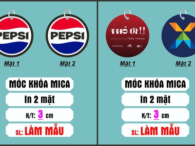 Móc khóa in quảng cáo thương hiệu giá tốt 0