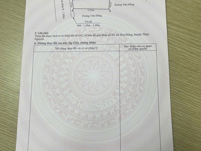 Chính chủ gửi bán Lô Đất siêu đẹp mặt đường Hoa Động, Giá 3,7xx tỷ 1