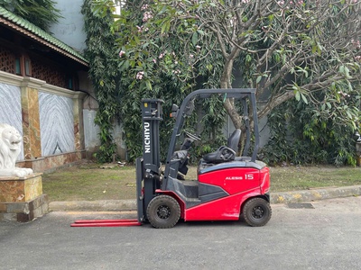 Xe nâng điện ngồi lái NICHIYU FB15PN-80BC-300F 0