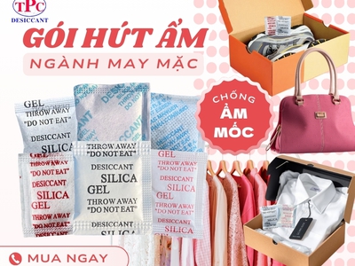 Gói hút ẩm ngành may mặc: Giải pháp chống ẩm mốc quần áo xuất khẩu 0