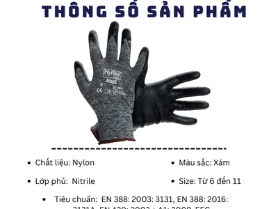 Găng tay cơ khi HyFlex 11-801 0