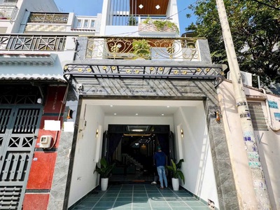 Bán nhà giáp gò vấp   đường 6m thông   full nội thất 3 tầng   6 tỷ 250.. 0