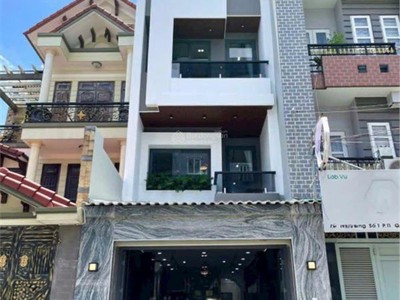 Bán nhà mới mặt tiền đường số 1 phường 11 gò vấp, dt 4m x 21,5m  86m2 , 4 tầng, thang máy 0