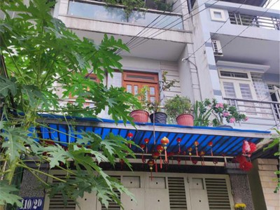 Hot - nhà hẻm nhựa 8m thông dương quảng hàm p6 dt 4x20m 3lầu ko lộ giới vuông vức - 9 tỷ 1