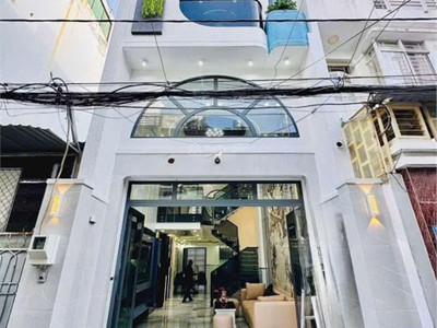 Xây mới 100 - khu phân lô đồng bộ - dt 4 x 13.7 nở hậu nhẹ - hxh tới cửa - 4 tầng - 4pn - full nt 0