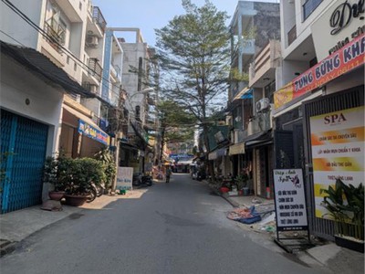 Căn nhà mặt tiền đường 8m kd buôn bán - dt 4m x 23m - 4 tầng - chỉ 9,8 tỷ - gần chợ phạm văn bạch 3