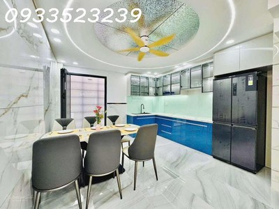 Xây mới 100 - khu phân lô đồng bộ - dt 4 x 13.7 nở hậu nhẹ - hxh tới cửa - 4 tầng - 4pn - full nt 3