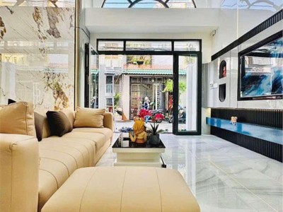 Xây mới 100 - khu phân lô đồng bộ - dt 4 x 13.7 nở hậu nhẹ - hxh tới cửa - 4 tầng - 4pn - full nt 2