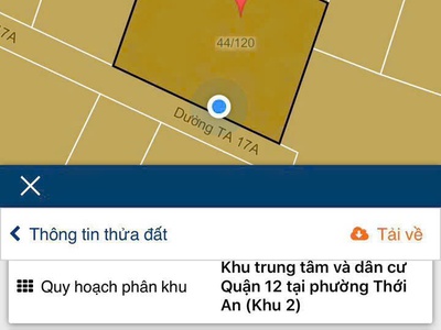 Siêu phẩm 2 mặt tiền nhựa   quỹ đất lớn hiếm có thới an q12 1