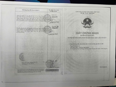 Nhà đẹp - giá tốt - chính chủ bán 2 căn nhà  liền kề  mặt tiền dt830   sổ riêng từng căn 1