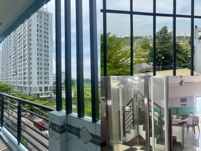 Bán nhà 4 tầng- thang máy ngay metro 2 tham lương , quận 12, tphcm - 2 ô tô   90m    12.7 tỷ 4