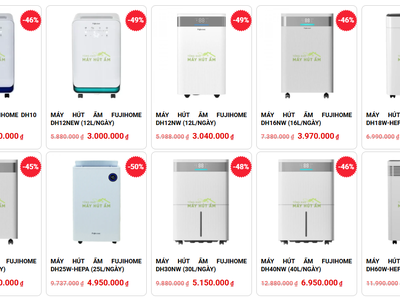 Báo giá máy hút ẩm Fujihome mới nhất 2026 0