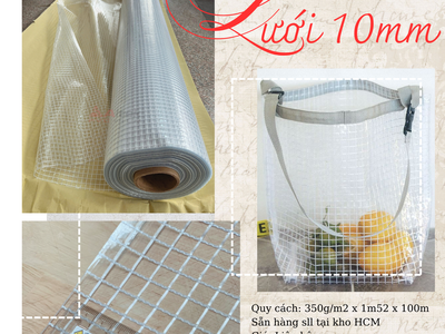 Bảng giá màng nhựa pvc chính hãng Altek, lưới 10mm 0