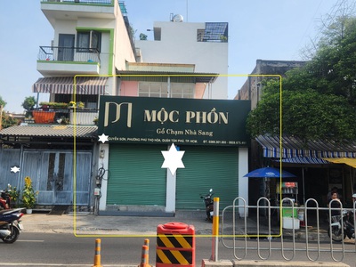 Cho thuê nhà mặt tiền nguyễn sơn q.tân phú 154m , 2tầng, ngang lớn 7m - cạnh chung cư 1