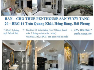 Bán   cho thuê căn penthouse brg 14 trần quang khải, hồng bàng, hải phòng 4