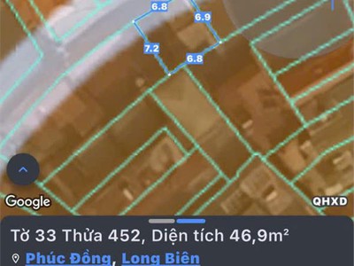 Bán lô hoa hậu mai phúc, phúc đồng, long biên mặt tiền kinh doanh 1