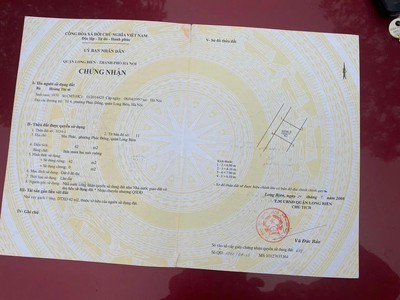 Bán lô hoa hậu mai phúc, phúc đồng, long biên mặt tiền kinh doanh 3