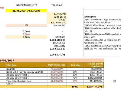Chính chủ cần bán studio central square, thuộc khu vinhomes ocp 2, xã nghĩa trụ, huyện văn giang, 3