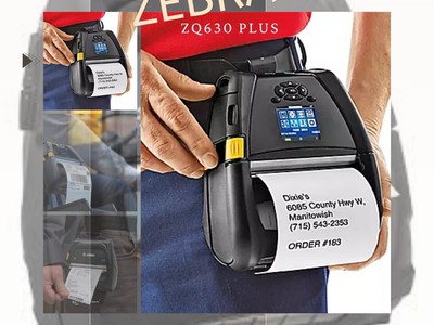 Máy in di động Zebra ZQ630 Plus Giải pháp in tem linh hoạt cho kho vận bán lẻ 0