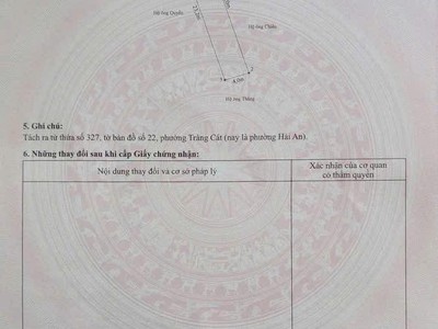 BÁN lô đất tuyến 2 CÁT VŨ TRÀNG CÁT 93,9M2 GIÁ CHỈ 26,5TR/M2 2