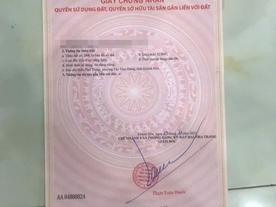 Bán Nhà Mặt Tiền Kinh Doanh Đường 23/10   Nha Trang   Chỉ 4,4 Tỷ  1