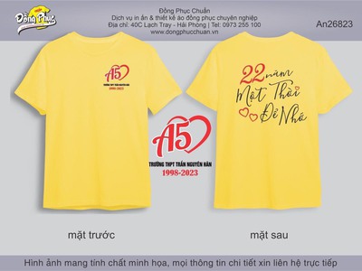 Áo lớp, áo đôi, áo nhóm, áo gia đình tại 40C lạch tray 6