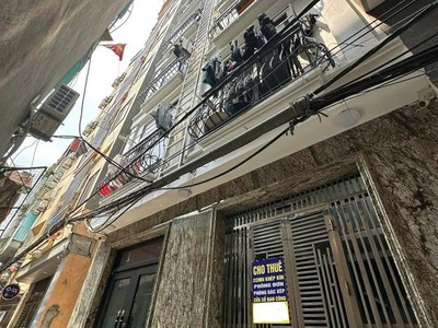 Bán tòa ccmn 8 tầng thang máy triều khúc 98m, mt 6,5m - 27 phòng khép kín full nội thất - dòng tiền 0