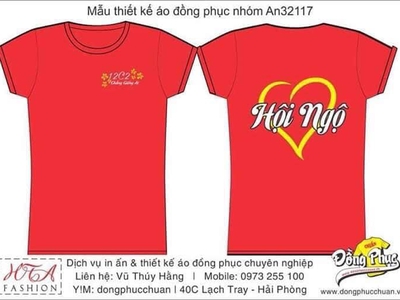 Áo lớp, áo đôi, áo nhóm, áo gia đình tại 40C lạch tray 0