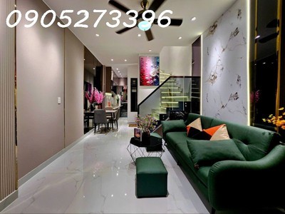 Trung tâm gò vấp - 1 sẹc thẳng ra mặt tiền 30m - nhà mới đẹp 3 phòng ngủ có phòng ngủ dưới trệt 0