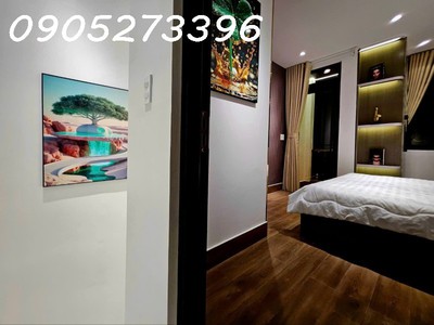 Trung tâm gò vấp - 1 sẹc thẳng ra mặt tiền 30m - nhà mới đẹp 3 phòng ngủ có phòng ngủ dưới trệt 1