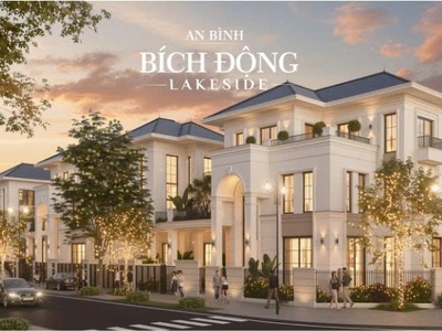 Lô shophouse bích động lakeside mặt đường 22m - 126m - mặt tiền 9m - giá đất chỉ từ 68 triệu/m2 0