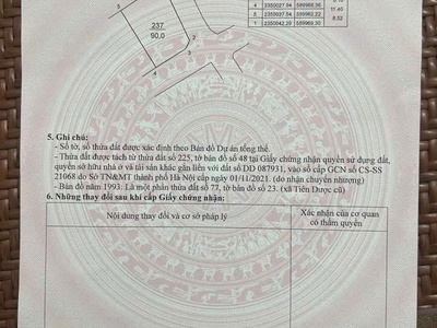 Bán đất 90m  lô góc   đồng trầm, tiên dược đường trải nhựa oto tránh giá hơn 30tr/1m2 3