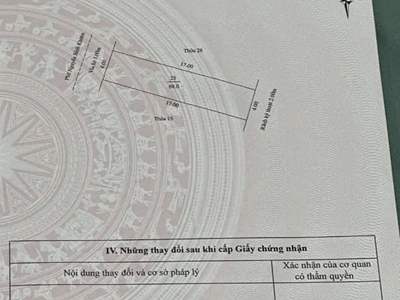 Bán đất mặt phố Nguyễn Bỉnh Khiêm, Đông Nam Cường, TP HD, view hồ công viên 68m2 4