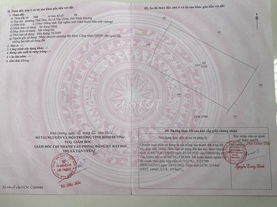 Chính chủ cần bán đất sổ hồng riêng - diện tích lớn - vị trí tiềm năng cao tại Phường Tân Đông Hiệp, 1