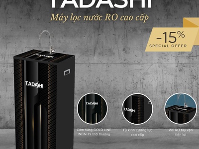 Máy lọc nước RO cao cấp Tadashi 1 vòi TAD-10D 0