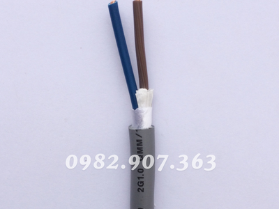 Cáp điều khiển đồng mềm 2 lõi vỏ xám Altek Kabel 2