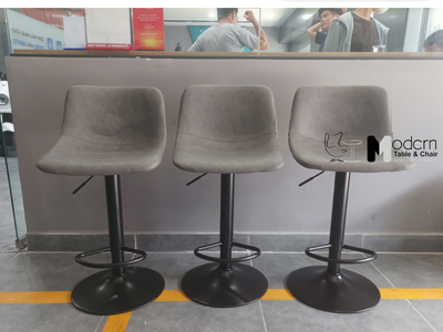 Ghế quầy tư vấn chân sắt nâng hạ CB2272A-P tại HCM 1