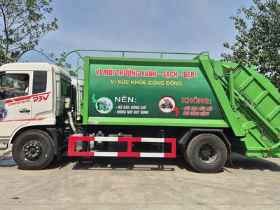 Xe cuốn ép rác 3