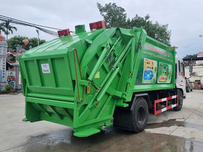 Xe cuốn ép rác 6